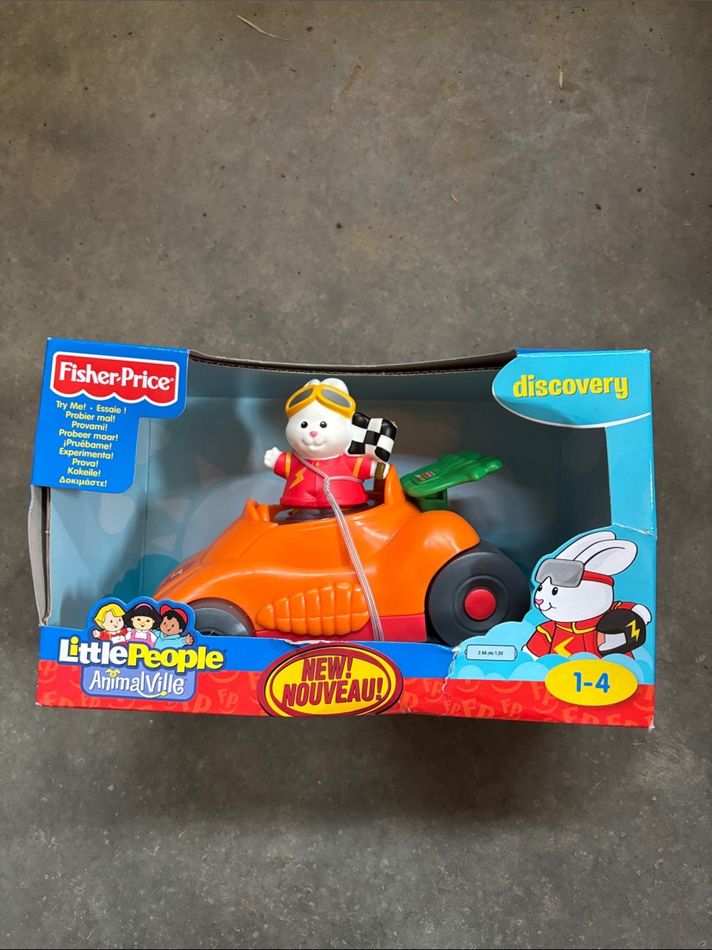 Fisher-Price Animal Ville Race Car with Rabbit